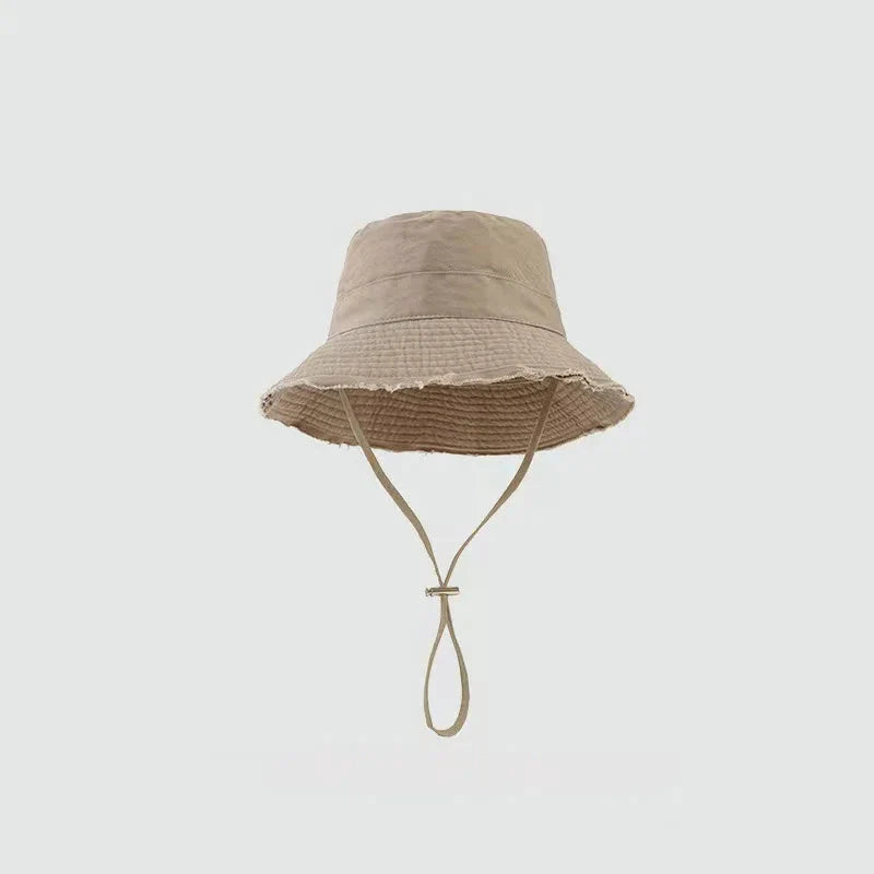 Unisex Tassel Cotton Bucket Hat