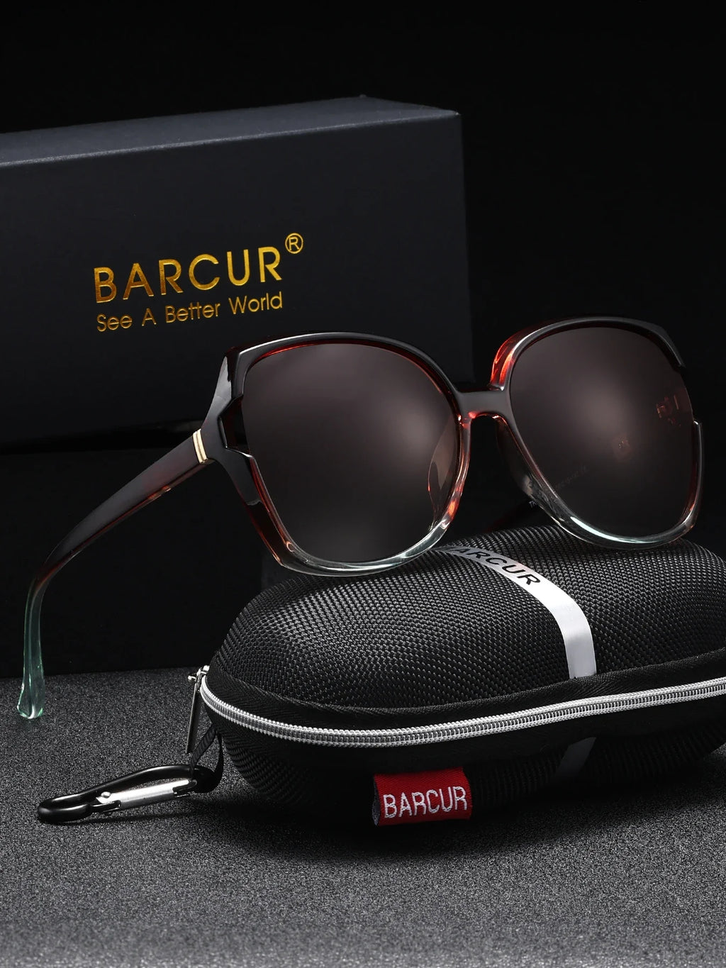 Oversized Square Polarized Sunglasses for Streetwear Style