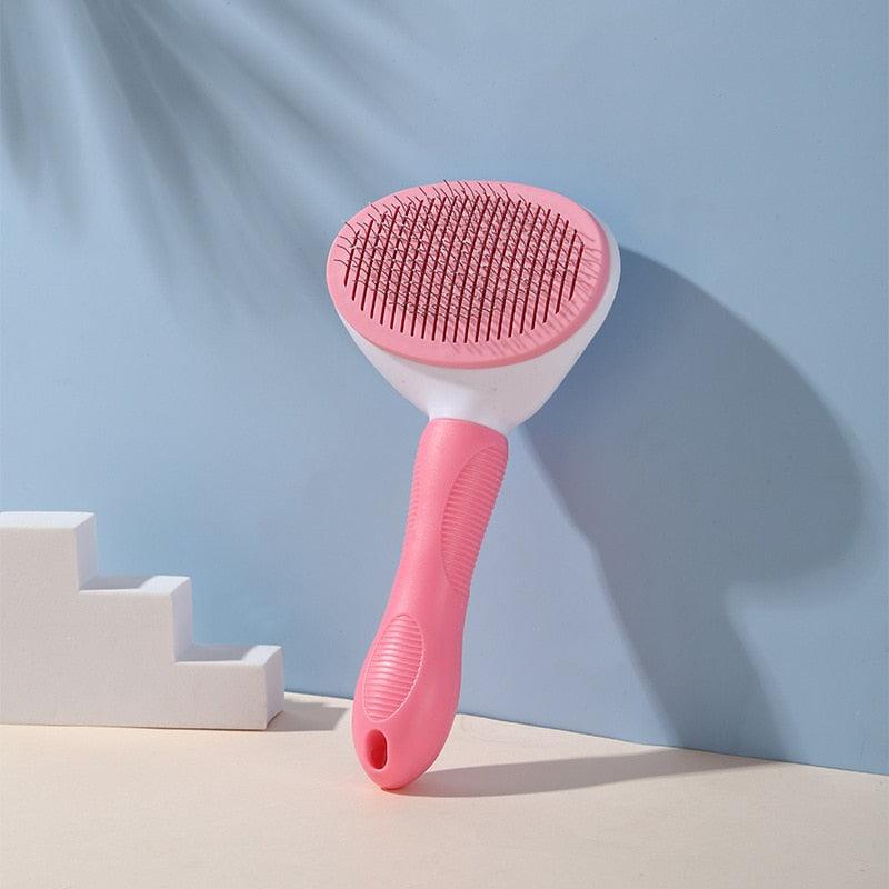 Self-Cleaning Pet Grooming Brush for Long and Short Hair