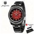 PAAZOMU Classic Casual Quartz Watch Men Waterproof Luminous Dial Business Dress Wristwatch Comfortable Band Analog Display Gift