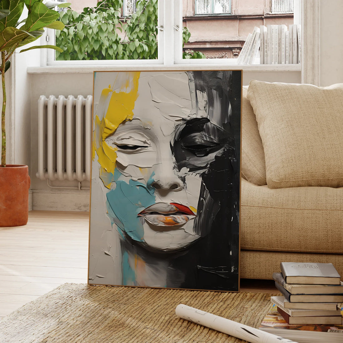 Modern Abstract Hidden Emotions Color Painting Art Print Poster Canvas Picture For Living Room Bedroom Wall Art Home Decor