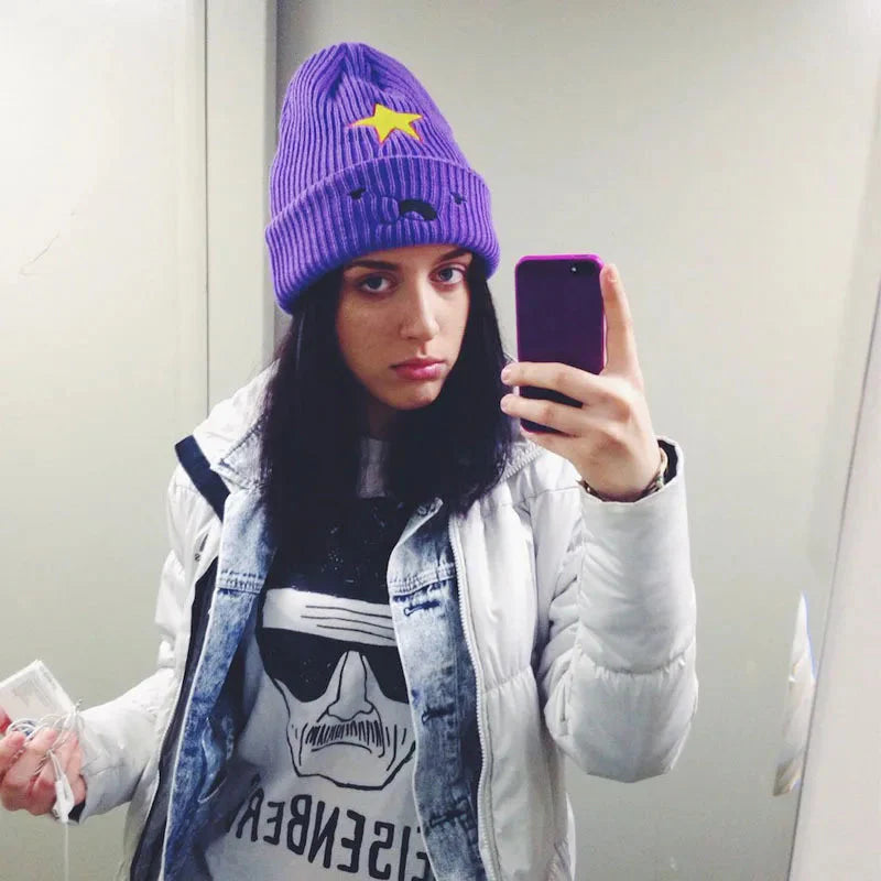 Embroidered Woolen Winter Pullover Hat