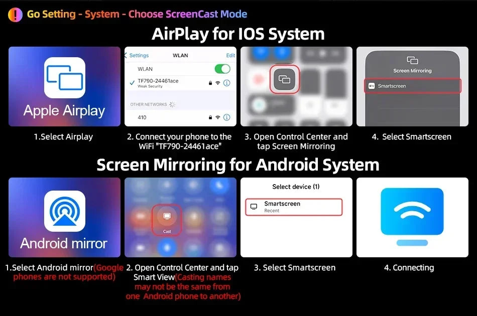 10.26" Portable CarPlay Screen – Wireless Car Stereo Touch Display