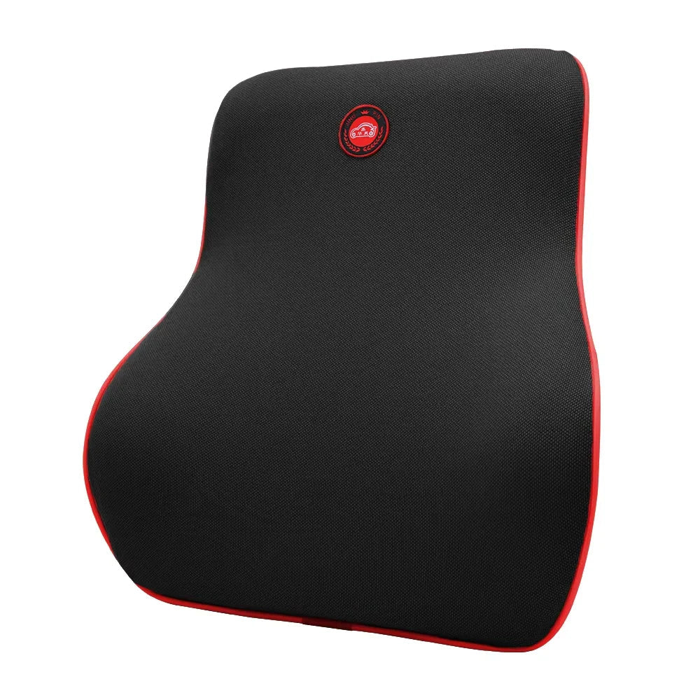 Memory Foam Car Neck and Back Pillow, Headrest and Lumbar Support Cushion Set