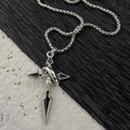 Cross Pendant Gold/Silver Plated Necklace Stainless Steel Link Chain Charm Choker Statement Men Jewelry Accessories Gifts