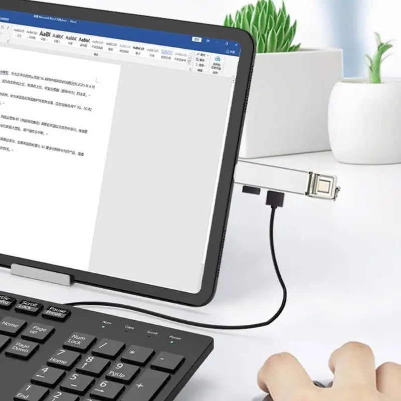 Ultra-Slim USB Hub – Multi-Port USB 3.0 Splitter with Type-C