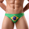 Brazil Flag Low Cut Swim Brief
