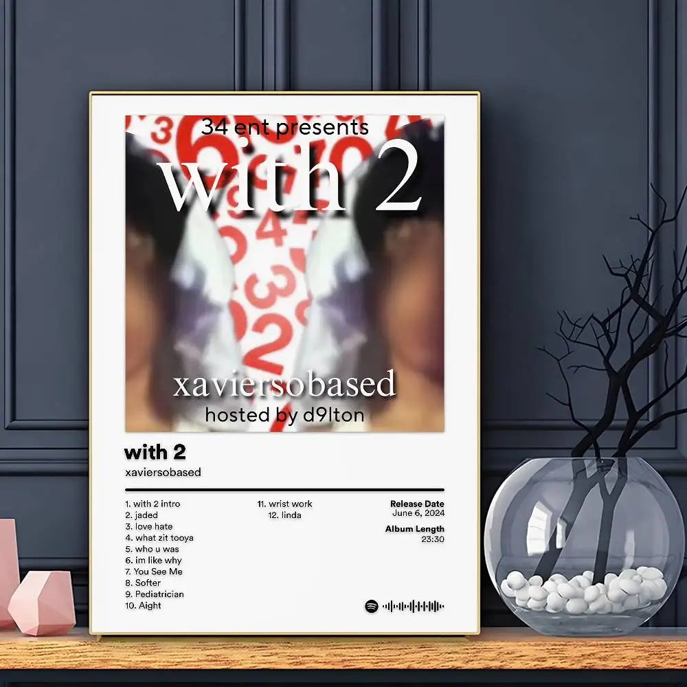 Xaviersobased Music Album Cover Wall Poster Waterproof Art Print - Image 2