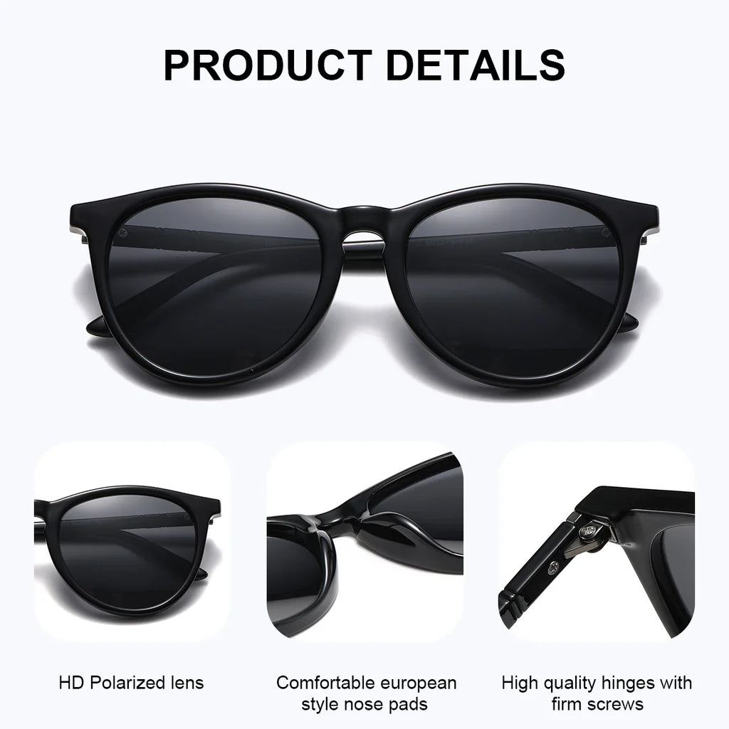 Polarized Cat Eye Sunglasses for Women Lightweight UV400 Protection