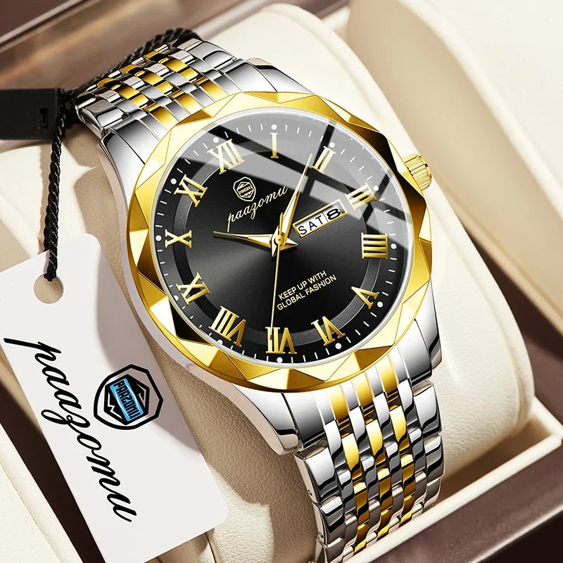 Men's Minimalist Quartz Leisure Watch – Waterproof Sport Watch