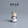 Cute Cat Bread Toast Model Toys Miniature Photography Props Figurines Gift Desktop Ornaments Figurine Decoration Crafts