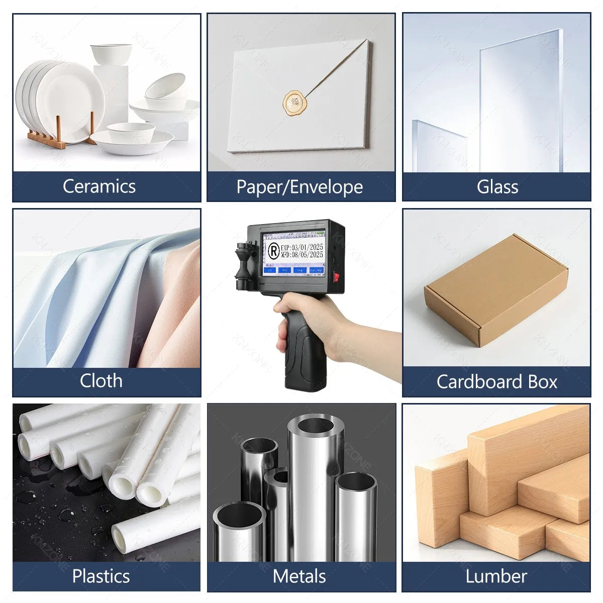 Portable Handheld Inkjet Printer, TIJ Coding Machine with Touch Screen