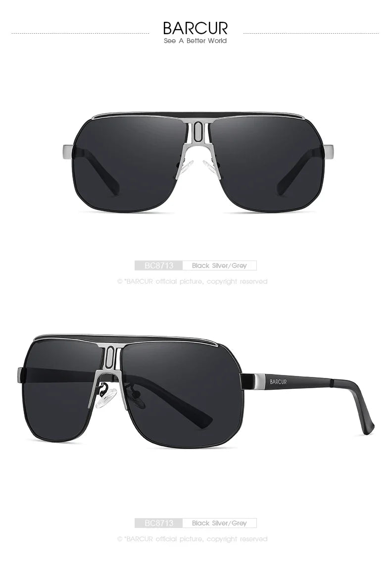 Polarized Sports Sunglasses with UV400 Protection for Outdoor Use