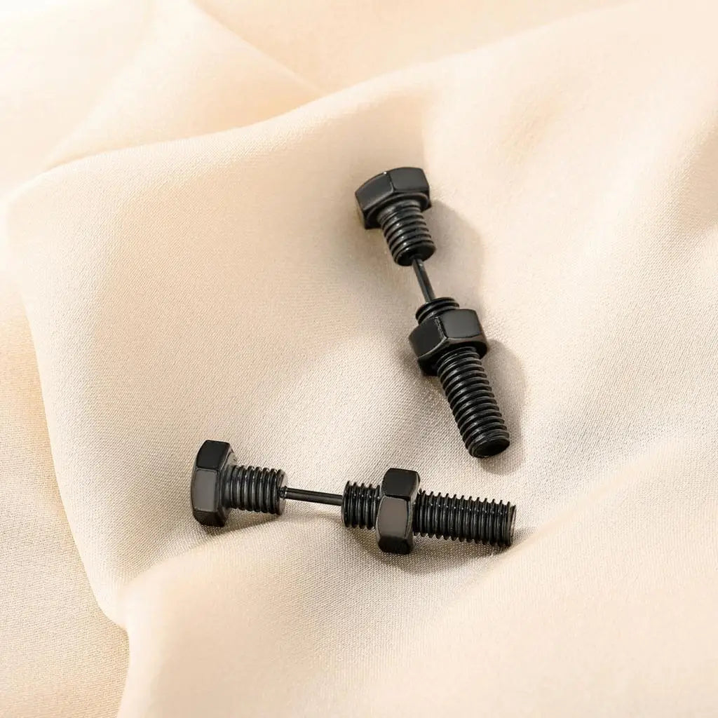 Kind Exquisite Fashion Earrings Screw Stud Earrings, Personalized Study Birthday Gift for Lovers