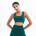Women's Seamless Padded Sports Bra Tank Top for Active Workout