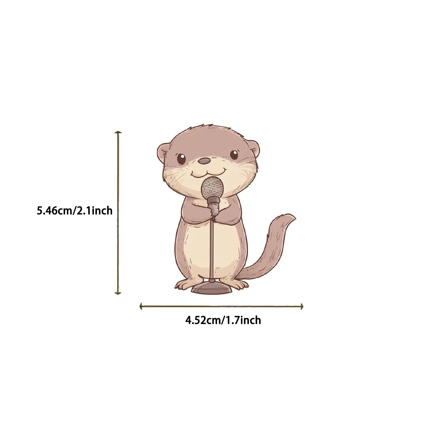 50/100PCS Cartoon Healing Animal Graffiti Stationery Notebook Stickers Decorative Guitar Luggage DIY Waterproof Stickers