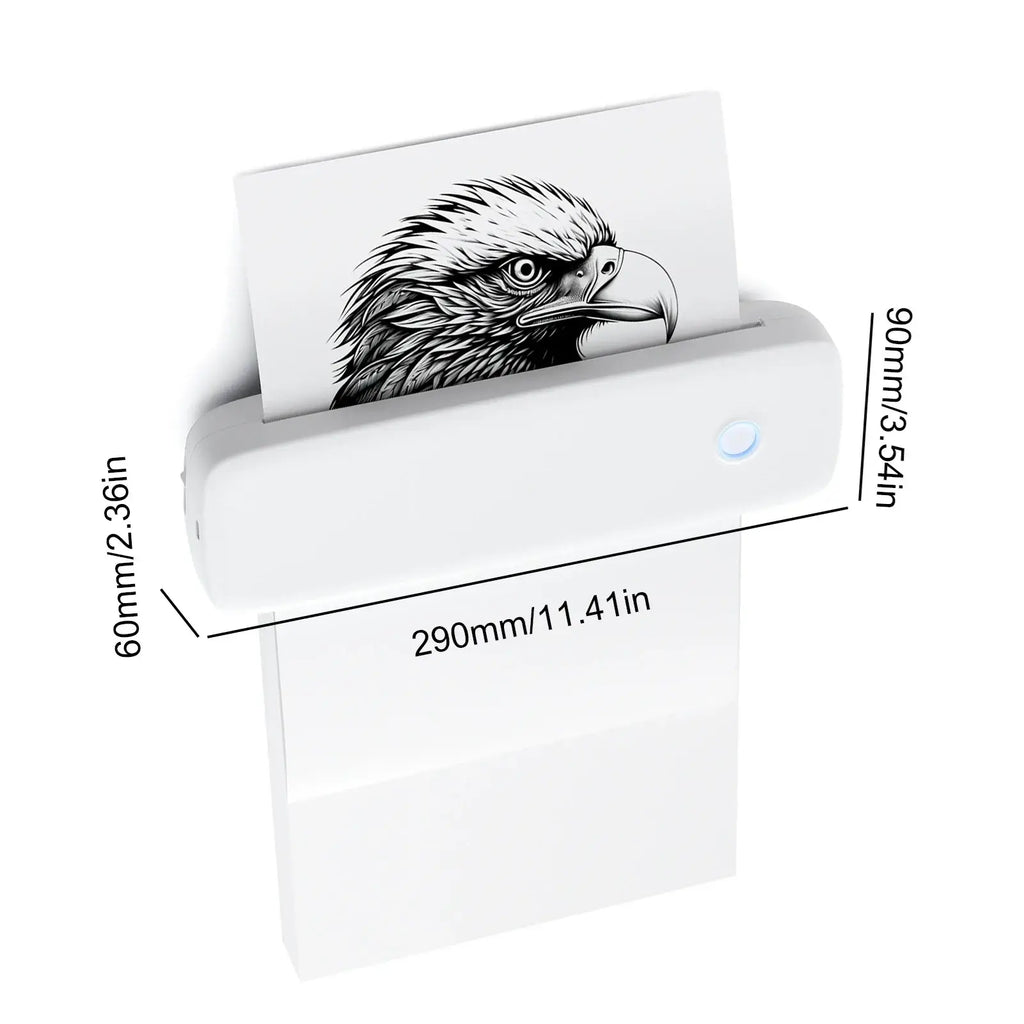 Portable Thermal Transfer Printer – Wireless & USB Label Printer