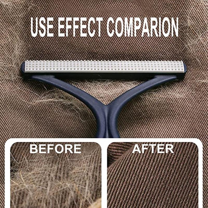 Double Sided Pet Hair & Lint Remover Tool – Minimalist Fabric Shaver