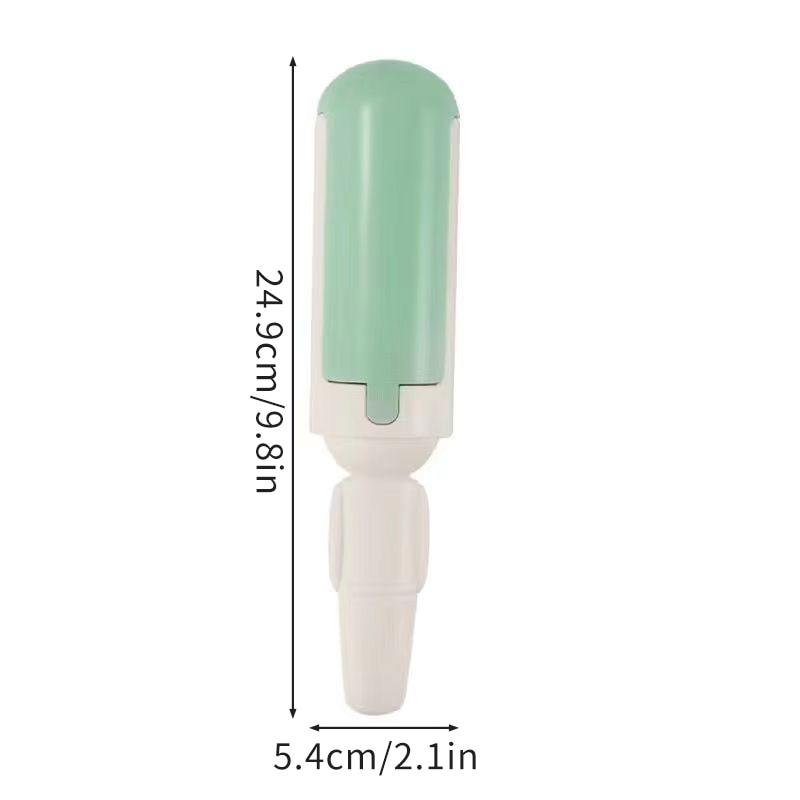 Reusable Pet Hair Remover Brush with Self-Cleaning Base for Clothes