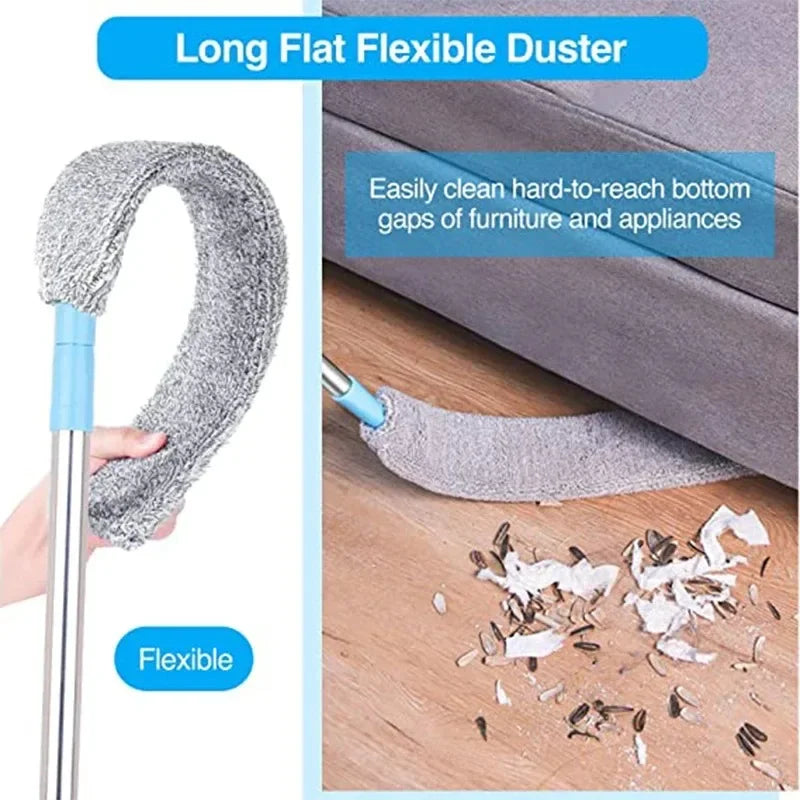 Telescopic Duster Brush for Household Cleaning Long Handle Mop Gap Dust Cleaner Bedside Sofa Brush Tool kitchen accessories