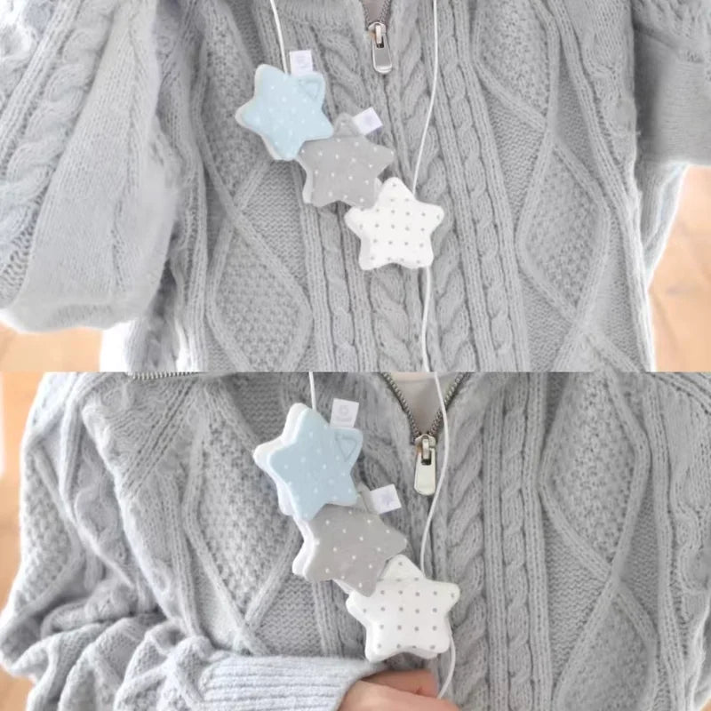 Y2K Fabric Star Cord Organizer Set Handmade Cable Wrap Accessories - Image 6