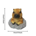 Simulation Animal Groundhog Cute Ornaments Outdoor Aarden Decoration Patio Balcony Arrangement Flower Pot Yard Gardening Decor