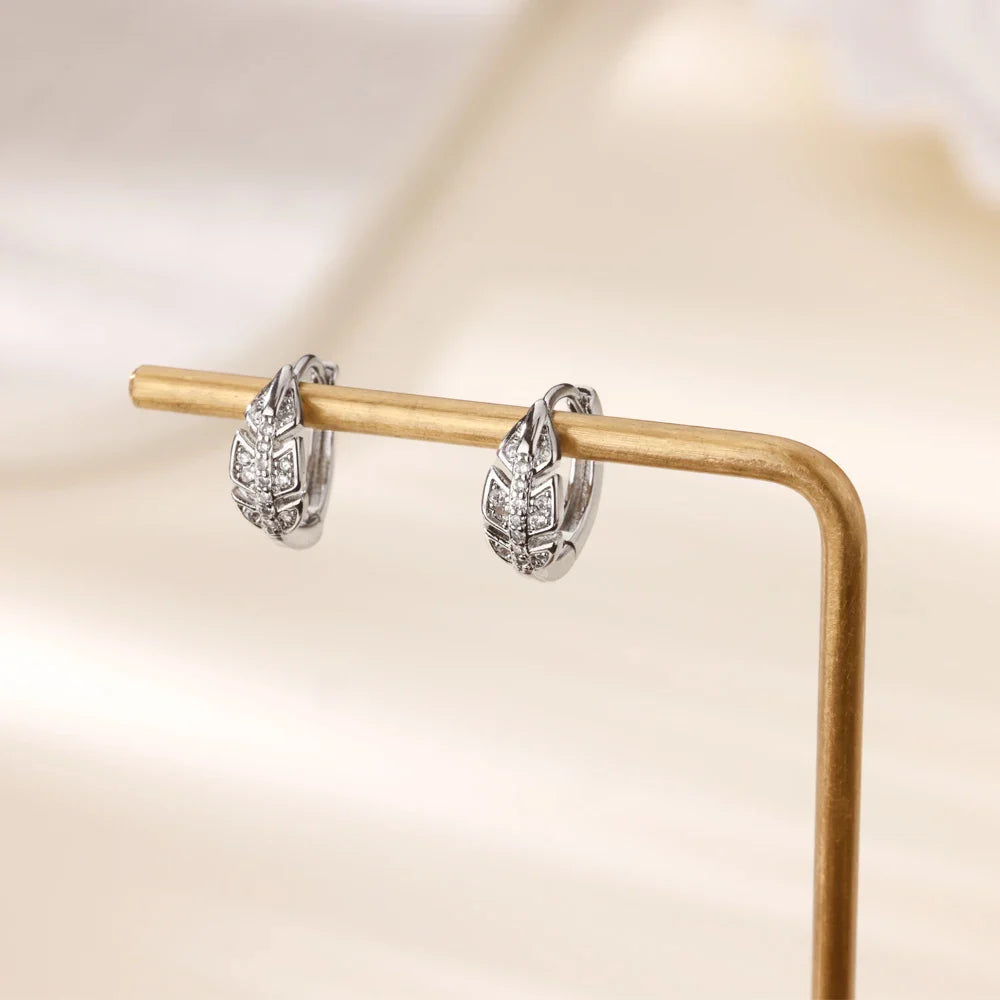 Cute Geometric Hoop Earrings for Women Stainless Steel Gold Color Cross Infinity Earrings 2025 Trend Piercing Wedding Jewelry