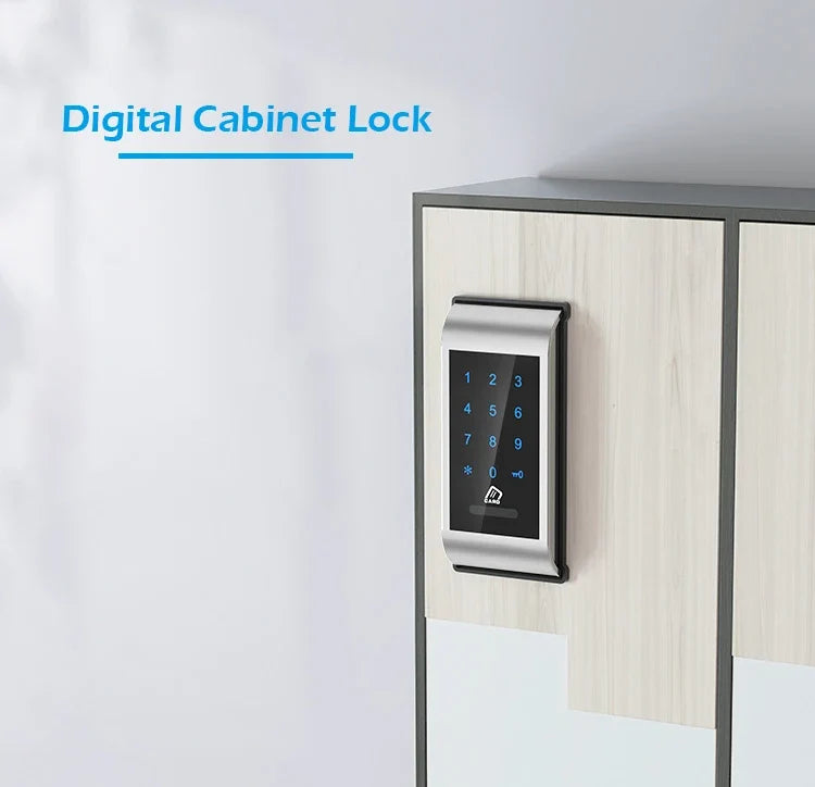 Electronic Keypad Cabinet Lock – RFID Locker Lock for Gym & Home