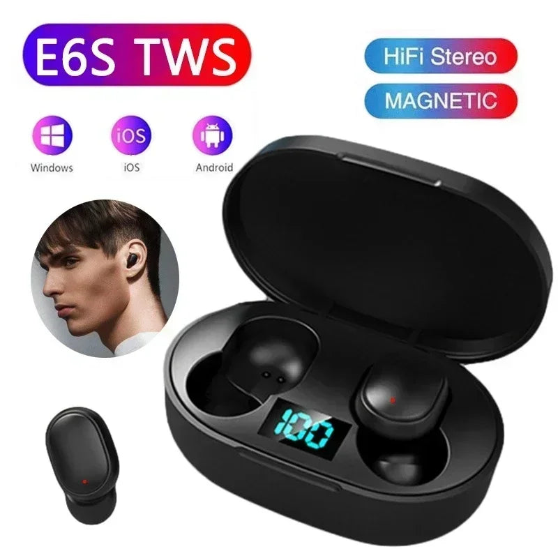 True Wireless Earbuds – Bluetooth 5.0 Earbuds with Active Noise Cancelling, Built-in Mic & Charging Case