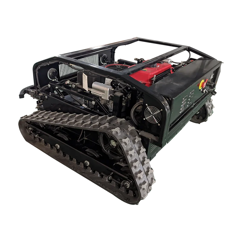 Remote-Control Robot Lawn Mower – 550mm Automatic Lawn Trimmer
