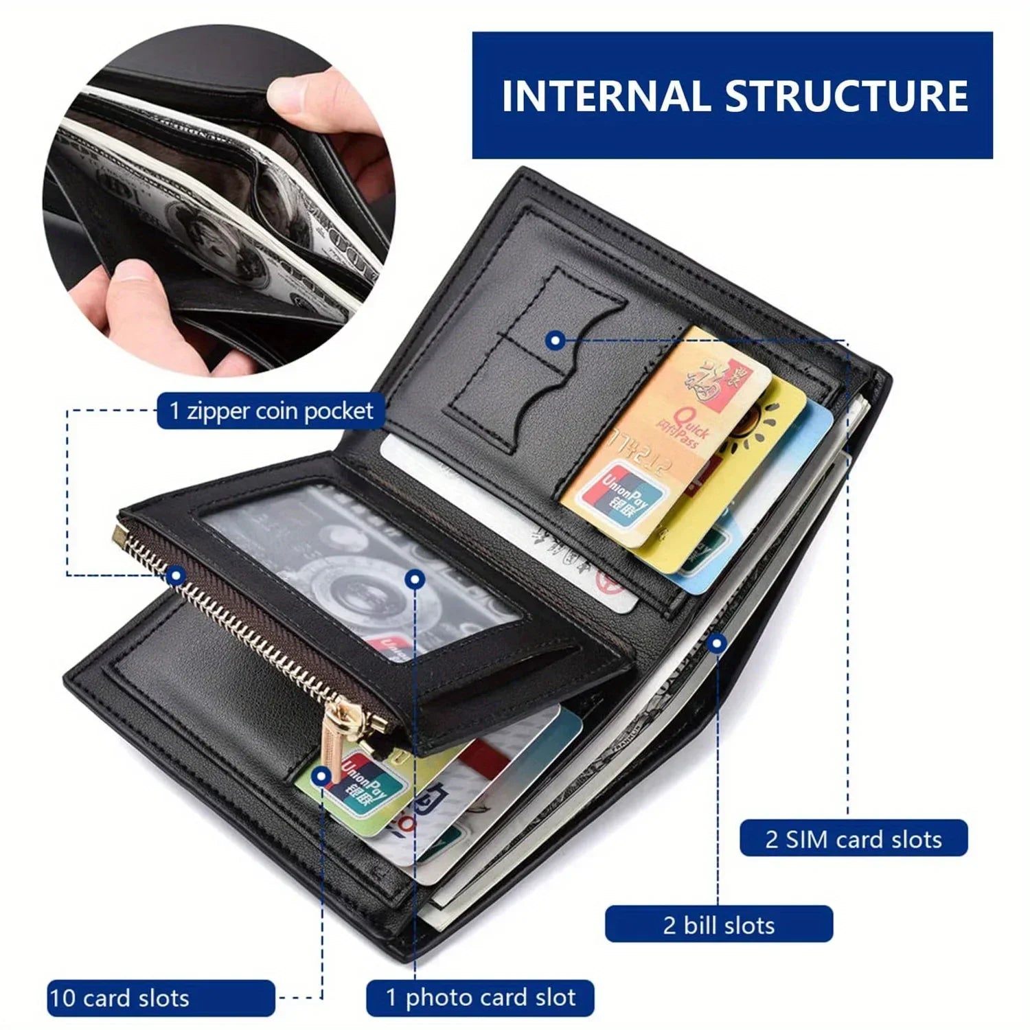 Photo Wallet Personalized Gift for Him