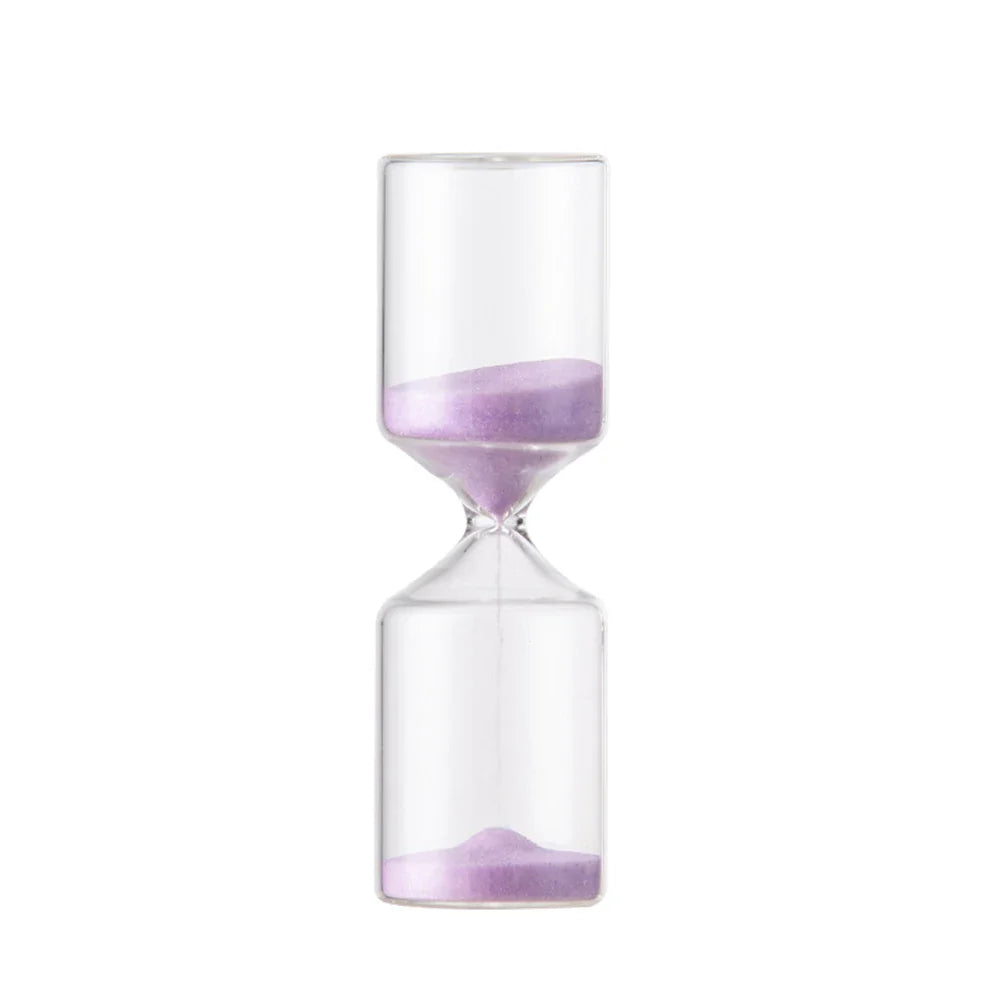 5/10/15/30 Minutes Sandglass Sand Timer Color Glass Hourglass Sand Clock Children Kids Gift Fashion Home Decoration