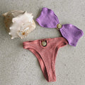 Shell Bae Two-Piece Swimsuit for Women - Trendy Beachwear