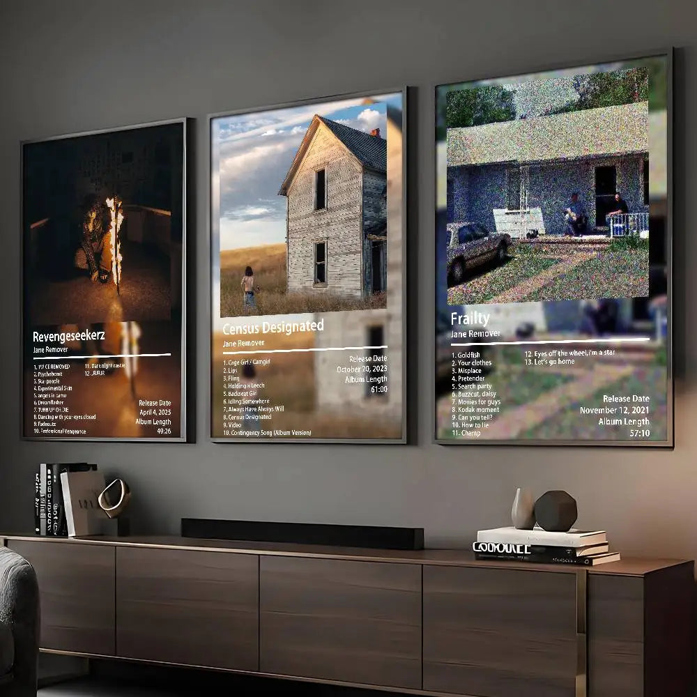 Musician Jane Remover Poster HD Art Sticky Wall Waterproof Home Living Room Bar Decoration