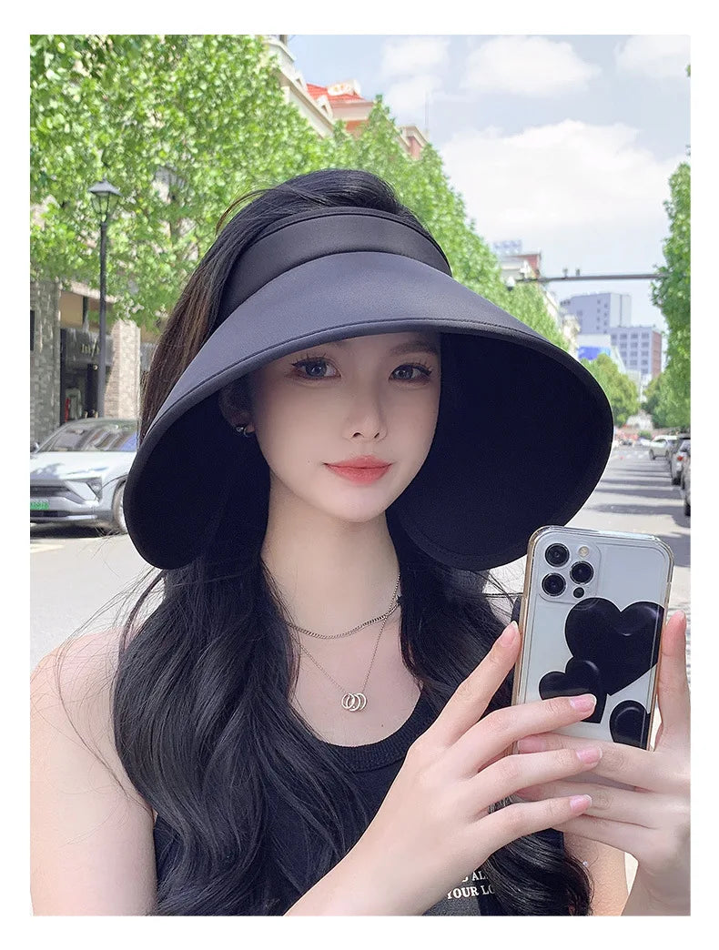 Wide Brim Floppy Sun Visor Hat for UV Protection - Image 4