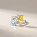 925 Sterling Silver Fashion Zircon Leaf Adjustable Rings for Women Gift Party High Quality stylish Fine Jewelry Hot Sales