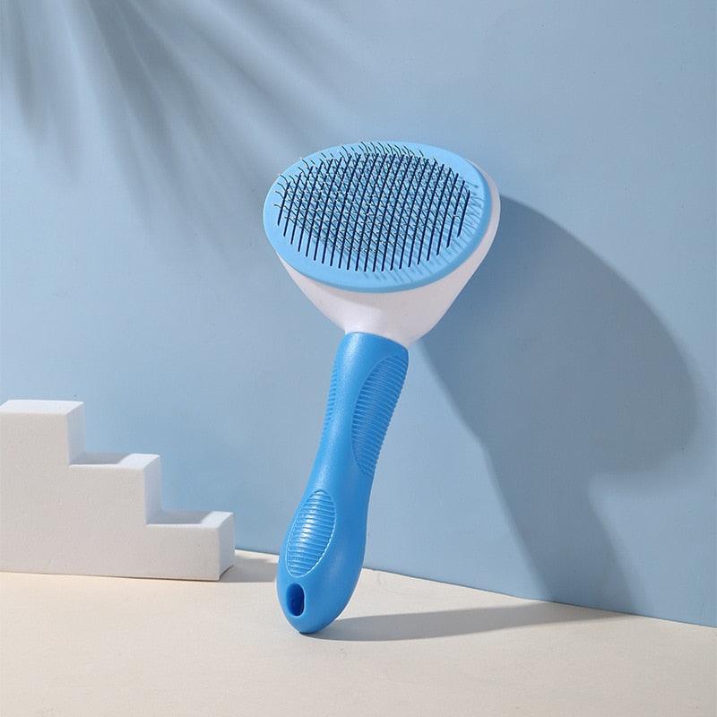 Self-Cleaning Pet Grooming Brush for Long and Short Hair