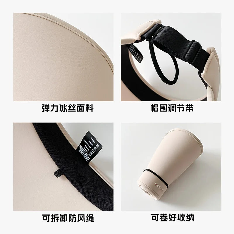 Wide Brim Floppy Sun Visor Hat for UV Protection - Image 6