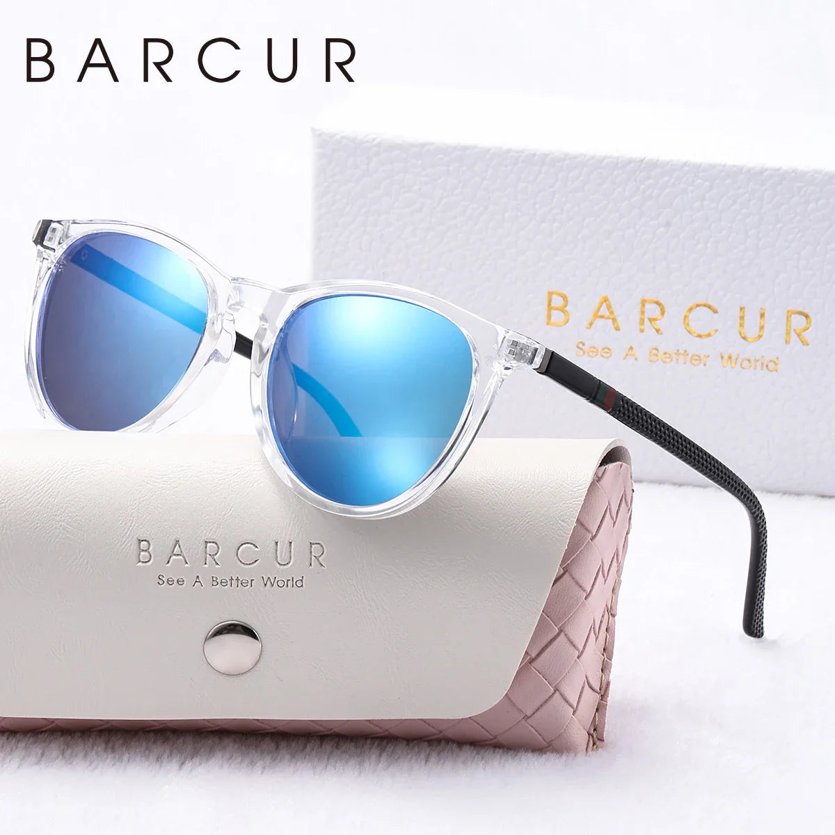 Pink Round Polarized Sunglasses – Lightweight Fashion Eyewear