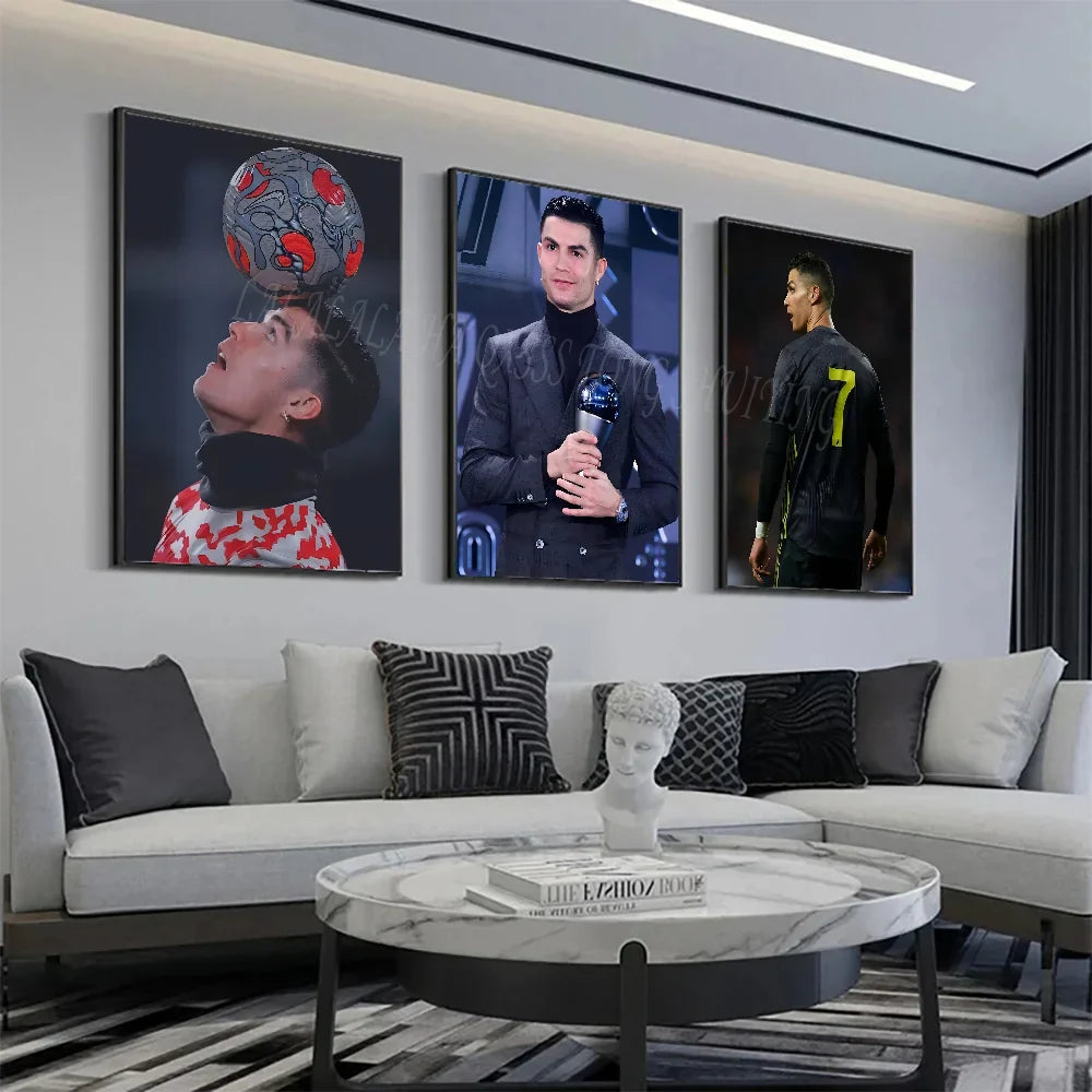C-Cristiano Ronaldo Poster HD Posters Home Room Bar Cafe Decor Art Wall Painting Picture
