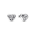 Christmas Gift Hot Selling 925 Silver Blue Stone Flower Stud Earrings Fit Women's Festival Exquisite Charm Jewelry Gifts