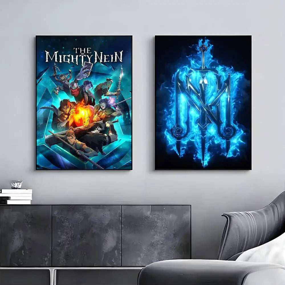 Animation The Mighty Nein Poster HD Art Sticky Wall waterproof Home Living Room Bar Decoration