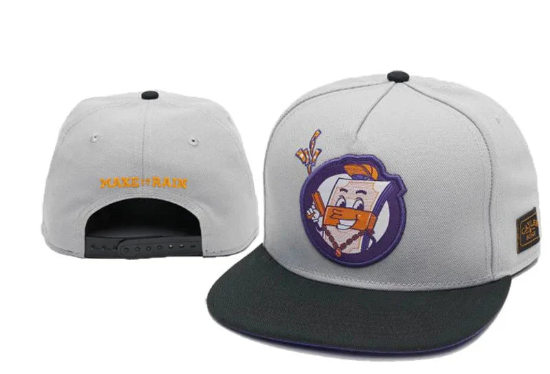 Classic Snapback Hat – Flat Bill Adjustable Baseball Cap