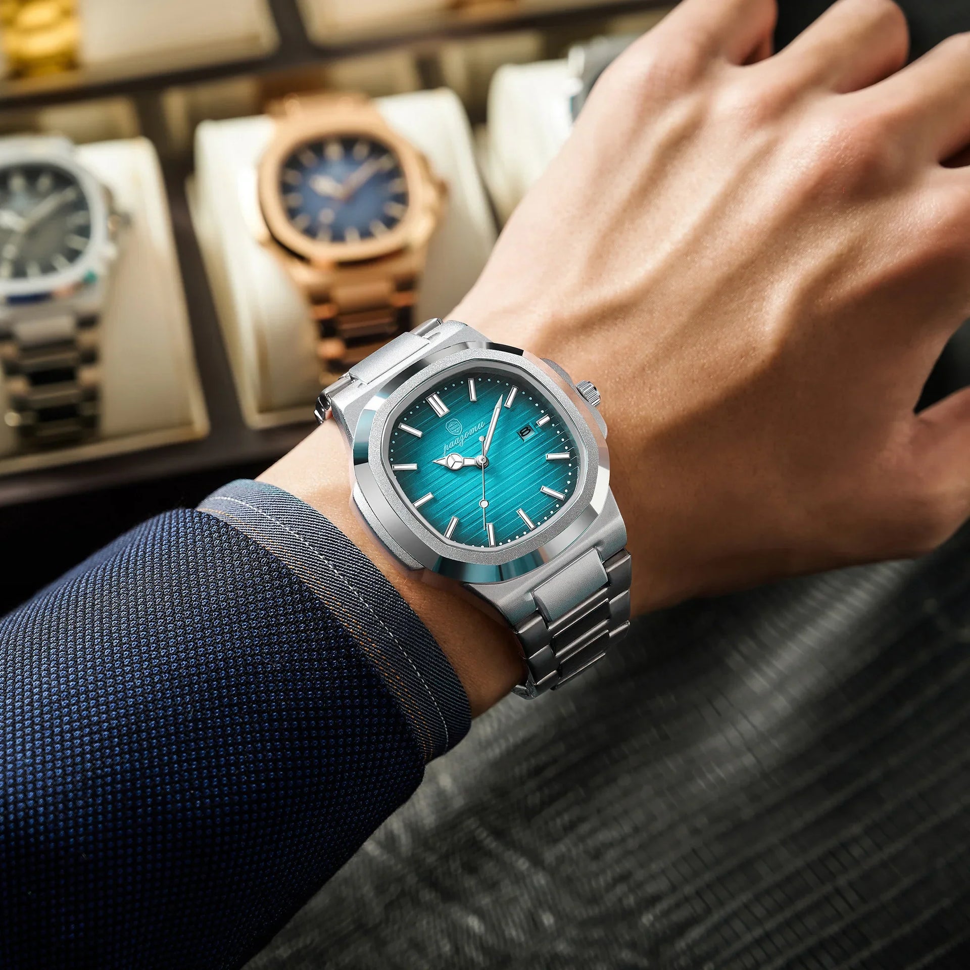 2026 New Men Watch Quartz Waterproof Male Clock Business Watch Mens Watches Top Brand Luxury Watch Men Chronograph reloj hombre