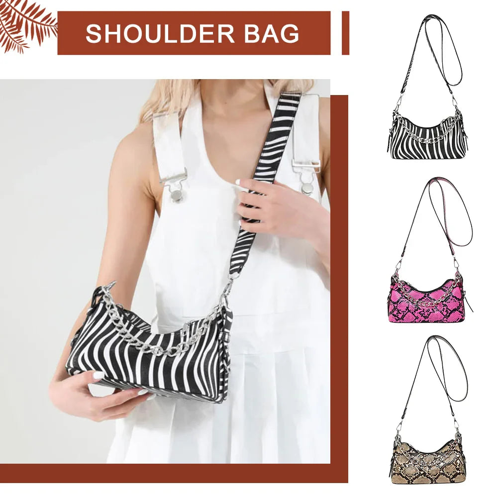 PU Leather Hobo Crossbody Shoulder Bag