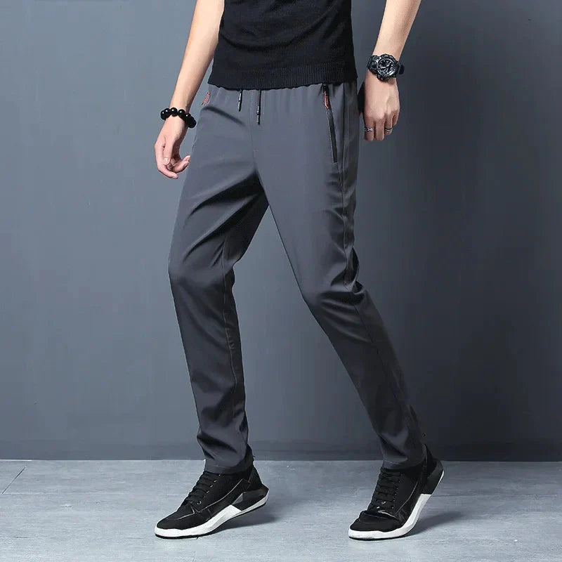 Men's Stretch Slim Fit Cargo Jogger Pants - Elastic Waist