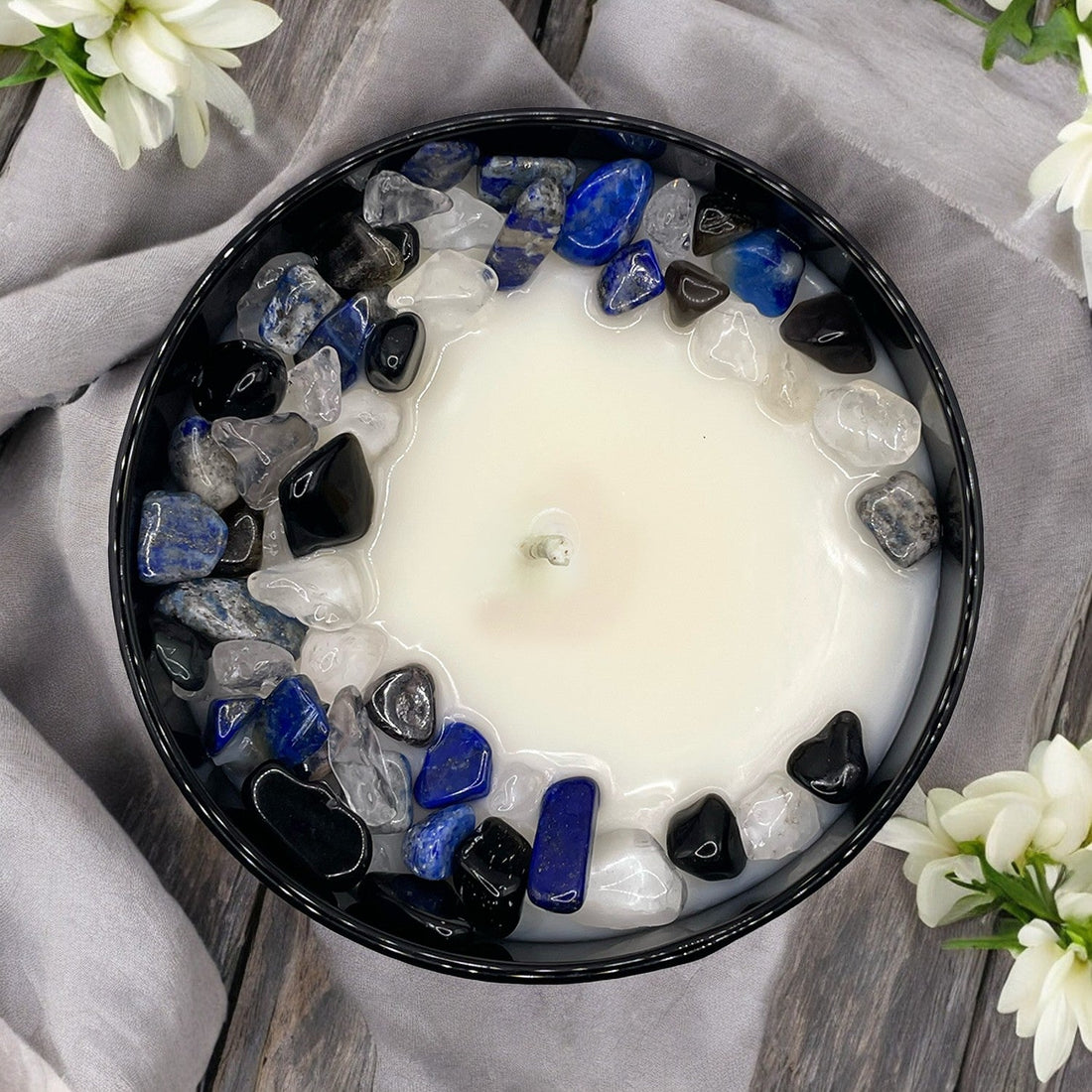 Sagittarius Zodiac Crystal Candle, 10oz