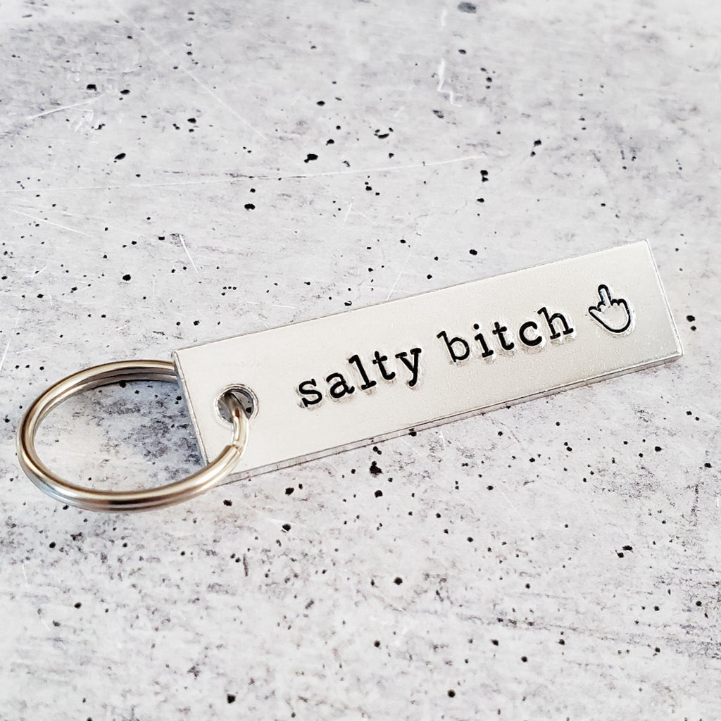 SALTY BITCH Bar Keychain