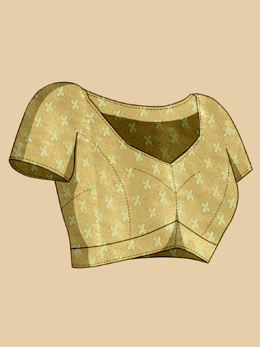 Pastel Green Kanjivaram Silk Wedding Saree with Jari Weaving