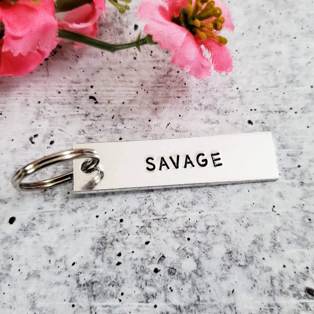 SAVAGE Bar Keychain